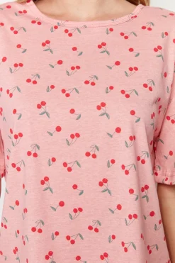 Trendyol Conjunto de pijama corto cerezas^Mujer Pijamas