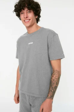 Trendyol Conjunto de pijama corto rayas^Hombre Total Look|Pijamas