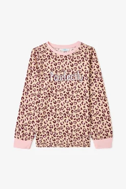 Penti Conjunto de pijama de manga larga de 2 piezas con de leopardo para ni&ntilde;as^Niños Pijamas