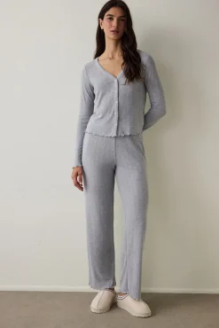 Penti Conjunto de pijama de manga larga con cuello en V y efecto t&eacute;rmico Dahlia.^Mujer Pijamas