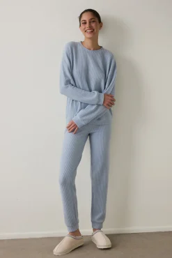 Penti Conjunto de pijama de manga larga con cuello redondo y efecto t&eacute;rmico^Mujer Pijamas