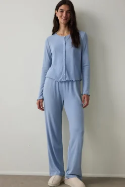 Penti Conjunto de pijama de manga larga con cuello redondo Dahlia con efecto t&eacute;rmico^Mujer Pijamas