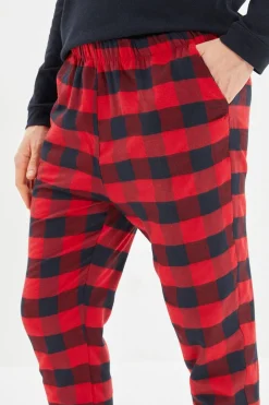 Trendyol Conjunto pijama hombre cuadros rojo y azul^Hombre Pijamas