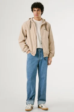 Pepe Jeans Cortavientos con logo en el pecho.^Hombre Cazadoras