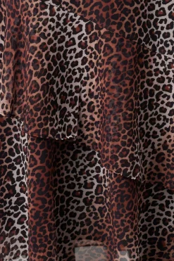 Trendyol Falda con estampado de leopardo^Mujer Faldas