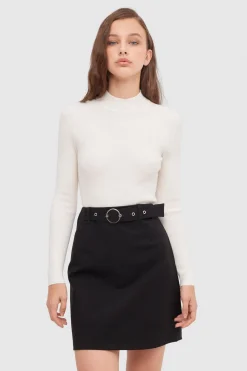 Inside Falda Corta Cinturón^Mujer Faldas