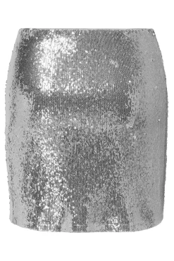 Only Falda corta de lentejuelas^Mujer Faldas