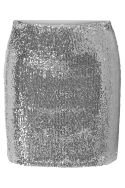 Only Falda corta de lentejuelas^Mujer Faldas