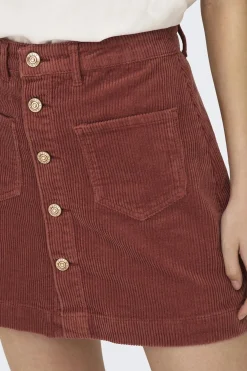 Only Falda corta de pana^Mujer Faldas