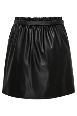 Only Falda corta de polipiel^Mujer Faldas