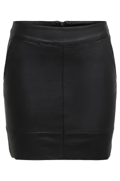 Only Falda corta de polipiel^Mujer Faldas