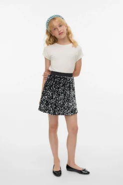 Vero Moda Girl Falda corta lentejuelas^Niños Faldas