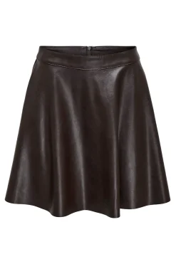 Only Falda corta piel vegana^Mujer Faldas