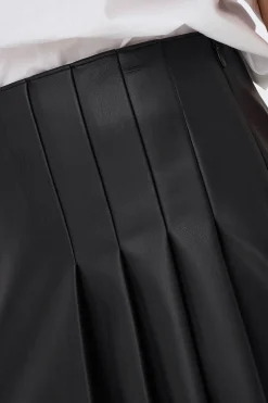 Only Falda corta polipiel^Mujer Faldas