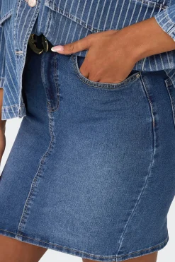 Only Falda corta vaquera^Mujer Faldas