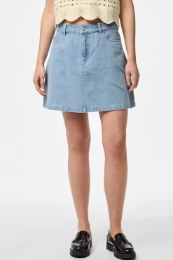 Pieces Falda corta vaquera^Mujer Faldas