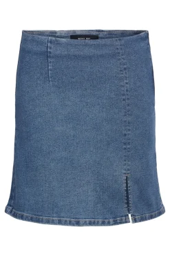 Noisy May Falda corta vaquera con abertura lateral^Mujer Faldas