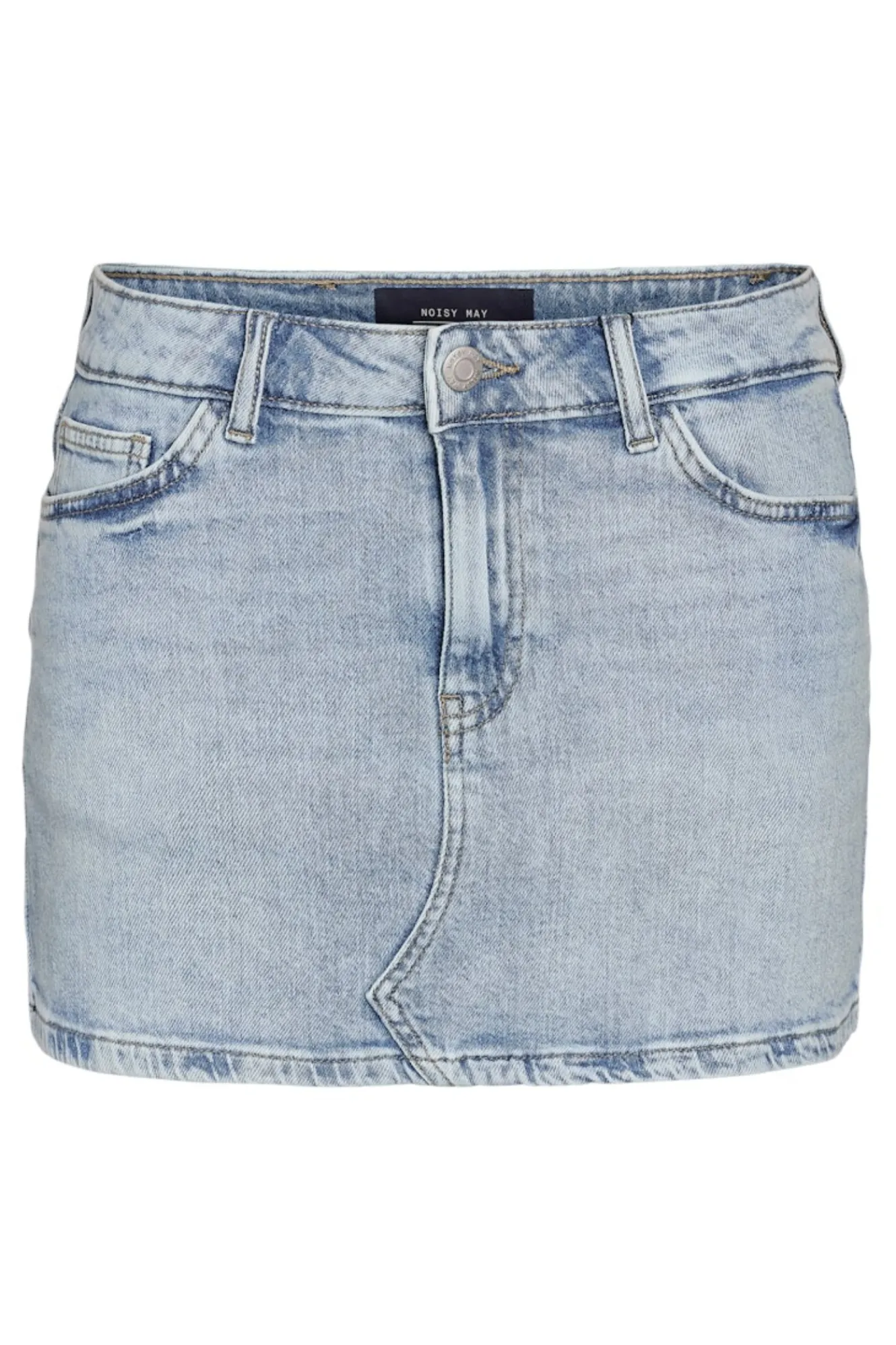 Noisy May Falda corta vaquera con efecto desgastado^Mujer Faldas