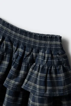 Springfield Kids Falda de cuadros con volantes ni&ntilde;a^Niños Faldas