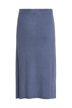 Vila Falda de punto canal&eacute; midi^Mujer Faldas|Basic Bar