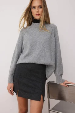 Trendyol Falda de punto mini^Mujer Faldas