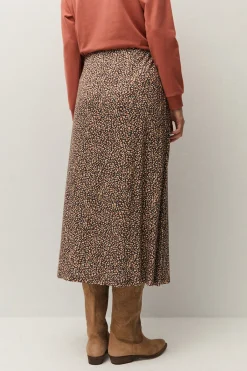 Systemaction Falda estampada con goma^Mujer Faldas