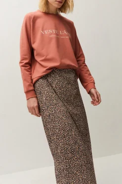 Systemaction Falda estampada con goma^Mujer Faldas