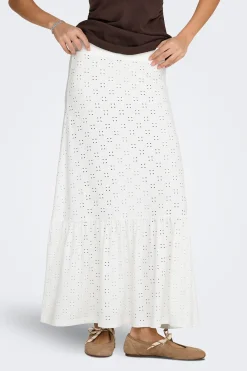 JDY Falda larga bordada^Mujer Faldas