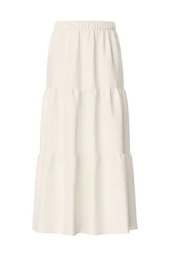 Pieces Falda larga de algod&oacute;n^Mujer Faldas
