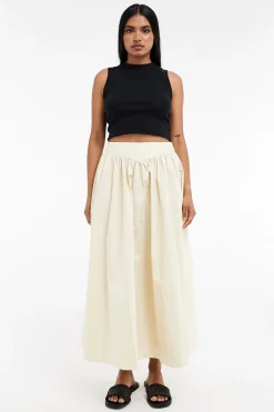 Topshop Falda larga detalle fruncido^Mujer Faldas