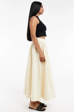 Topshop Falda larga detalle fruncido^Mujer Faldas