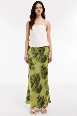 Topshop Falda larga estampada.^Mujer Faldas