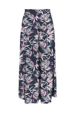 Only Falda larga estampada cintura el&aacute;stica^Mujer Faldas