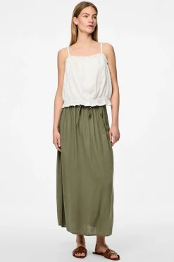 Pieces Falda larga fluida^Mujer Faldas