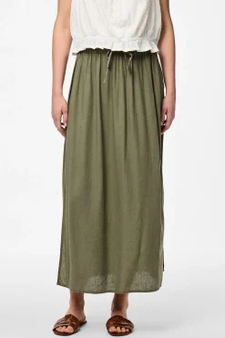 Pieces Falda larga fluida^Mujer Faldas