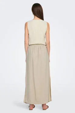 JDY Falda larga lino^Mujer Lino|Faldas