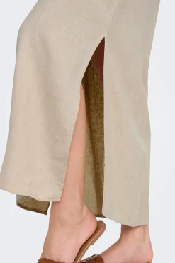 JDY Falda larga lino^Mujer Lino|Faldas