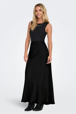 Only Falda larga sat&eacute;n^Mujer Faldas