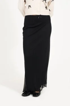 Brave Soul Falda maxi con malla^Mujer Faldas