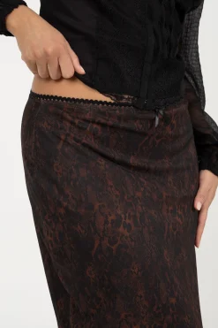 Brave Soul Falda maxi con malla^Mujer Faldas