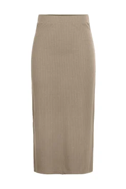 Pieces Falda midi^Mujer Faldas