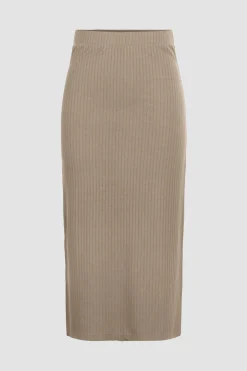 Pieces Falda midi^Mujer Faldas