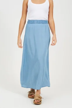 Brave Soul Falda midi con cintura el&aacute;stica^Mujer Faldas