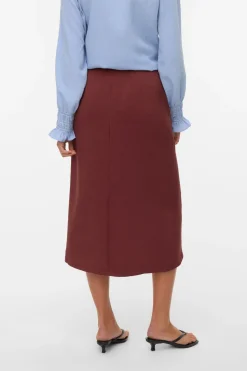 Vero Moda Falda midi con detalle de lazada^Mujer Faldas