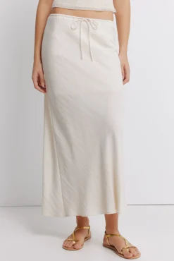 Springfield Falda midi corte sirena^Mujer Faldas