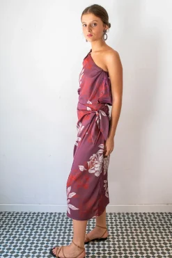 Cul Sac Falda midi cruzada^Mujer Faldas|Total Look