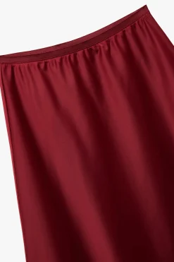 Koton Falda midi de corte regular con cintura est&aacute;ndar^Mujer Faldas