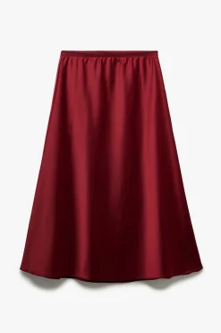 Koton Falda midi de corte regular con cintura est&aacute;ndar^Mujer Faldas