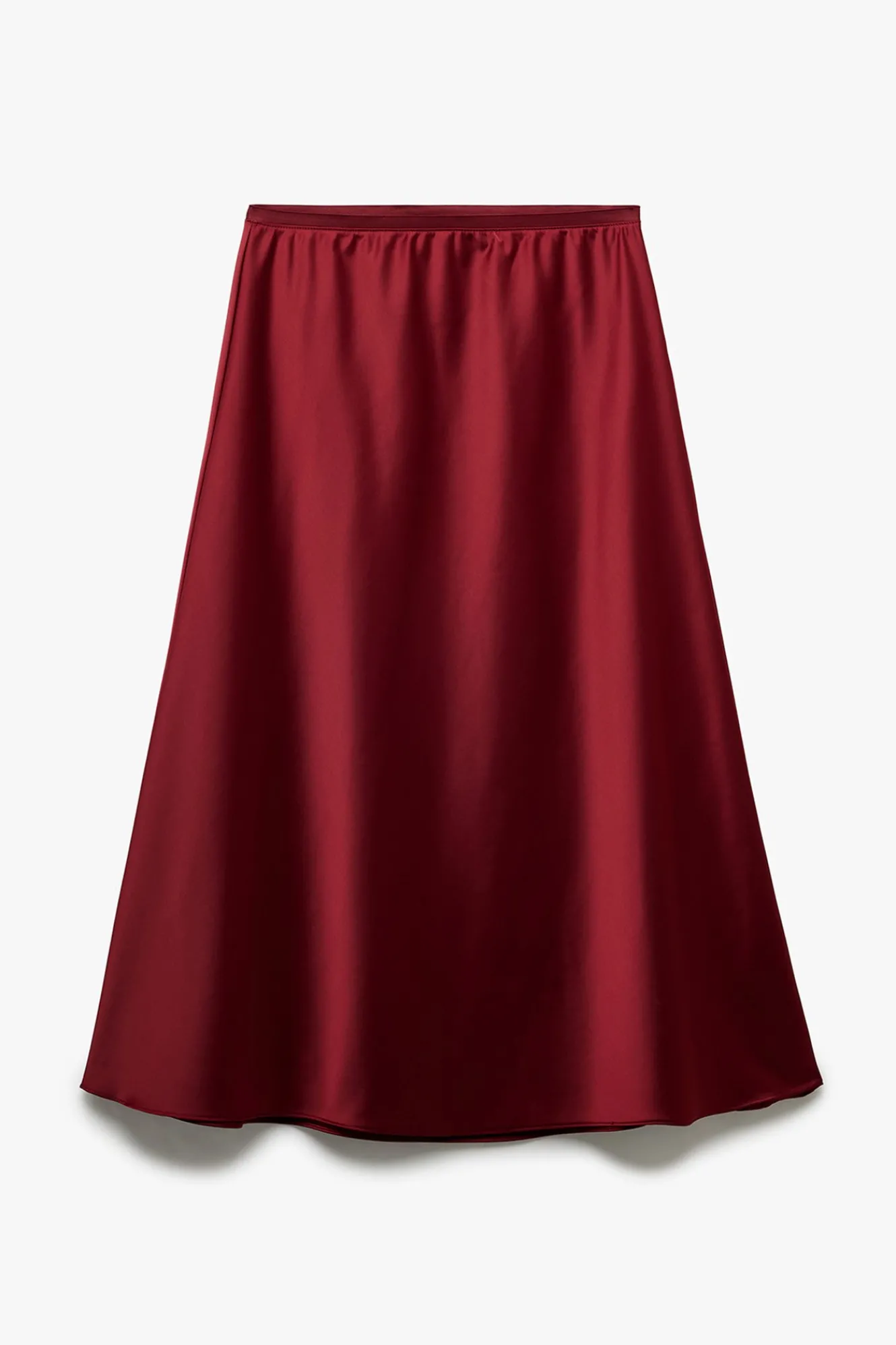 Koton Falda midi de corte regular con cintura est&aacute;ndar^Mujer Faldas