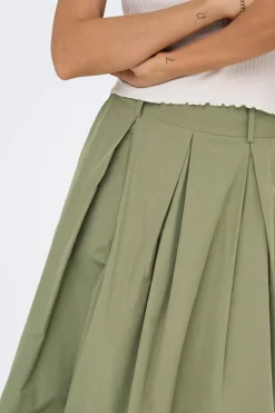 Only Falda midi de tablas^Mujer Faldas